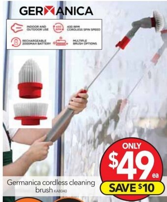 Cheap as Chips Germanica Cordless Cleaning Brush offer