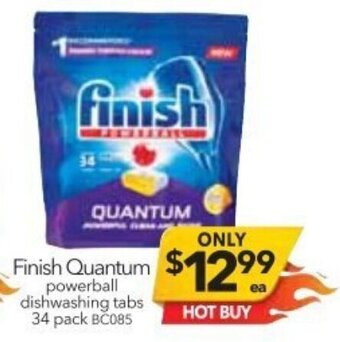 Cheap as Chips Finish Quantum Powerball Dishwashing Tabs offer