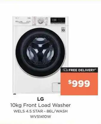 Bing Lee Lg 10 kg frond load washer offer