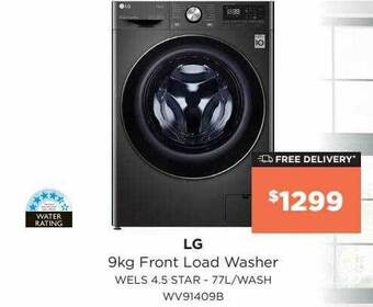 Bing Lee Lg 9 kg frond load washer offer