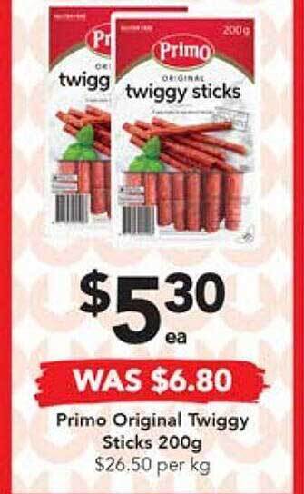 Drakes Primo original twiggy sticks offer