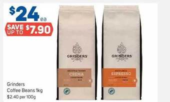 Foodland Grinders coffee beans offer