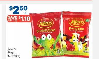 Foodland Allen's bags offer