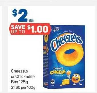 Foodland Cheezels or chickadee box offer