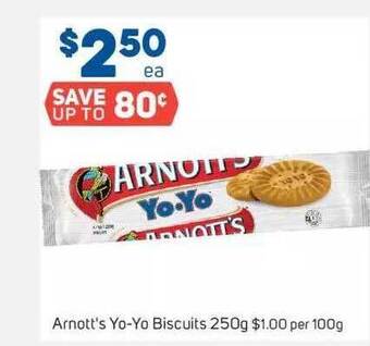 Foodland Arnott's yo-yo biscuits offer