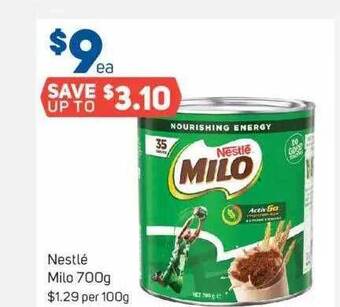Foodland Nestlé milo offer