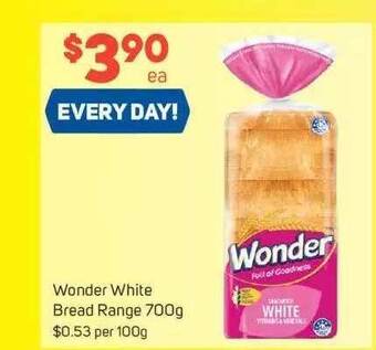 Foodland Wonder white bread range offer