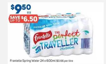 Foodland Frantelle spring water offer