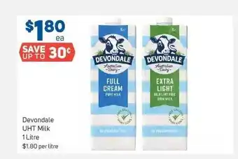 Foodland Devondale uht milk offer