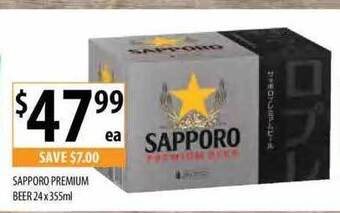 Supabarn Sapporo premium beer offer