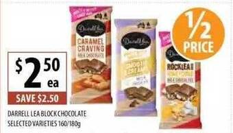 Supabarn Darrell lea block chocolate offer