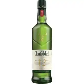 Glenfiddich 12yo single malt scotch whisky 700ml