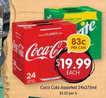 Spudshed Coca-cola assorted offer