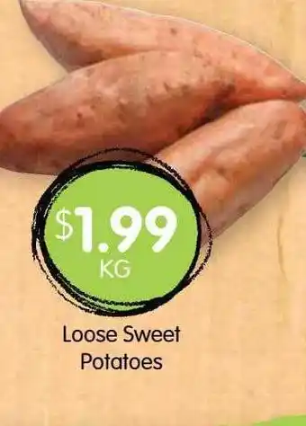 Spudshed Loose sweet potatoes offer