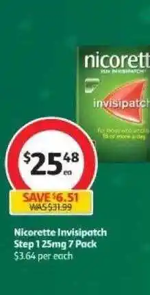 Nicorette invisipatch step