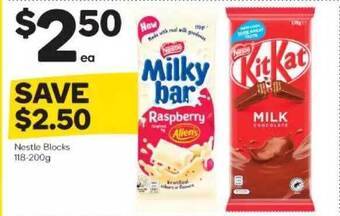 Woolworths Nestle blocks offer