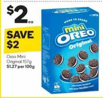 Woolworths Oreo mini original offer