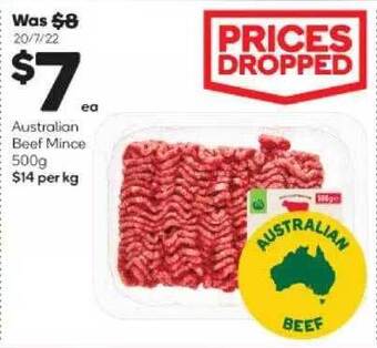 Woolworths Australian beef mince offer