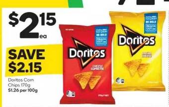 Woolworths Doritos corn chips offer