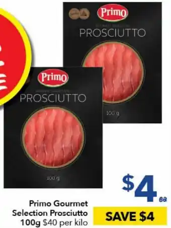 Ritchies Primo Gourmet Selection Prosciutto 100g offer
