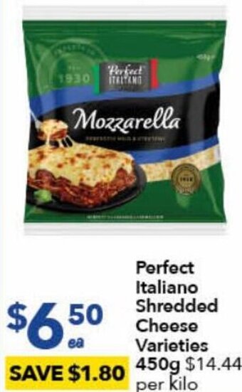 Ritchies Perfect Italiano Shredded Cheese 450g offer