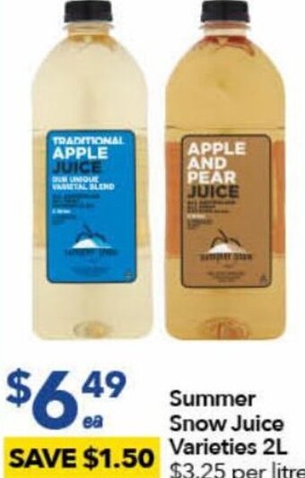 Ritchies Summer Snow Juice 2L offer