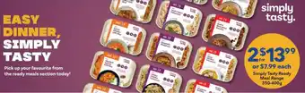 Simply Tasty Ready Meal Range 350-400g