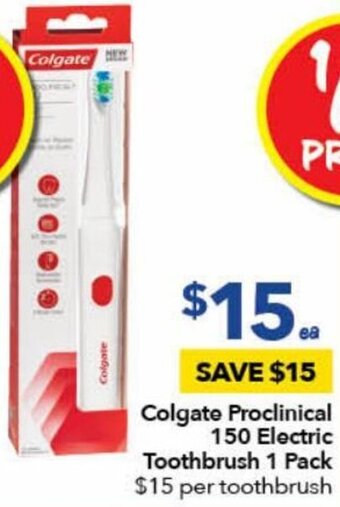 Ritchies Colgate Proclinical 150 Electric Toothbrush 1 Pack offer