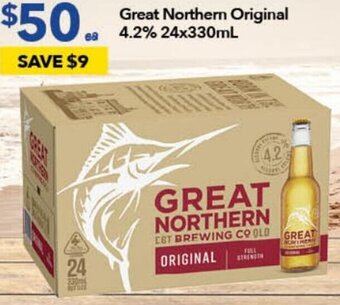 Ritchies Great Northern Original 4.2% 24x330ml offer