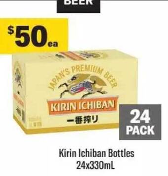 Liquorland Kirin ichiban bottles 24 offer