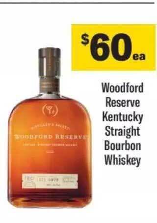 Liquorland Woodford reserve kentucky straight bourbon whiskey offer