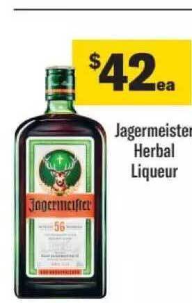 Liquorland Jagermeister herbal liqueur offer