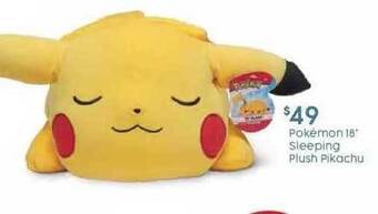 Target Pokémon 18' sleeping plush pikachu offer
