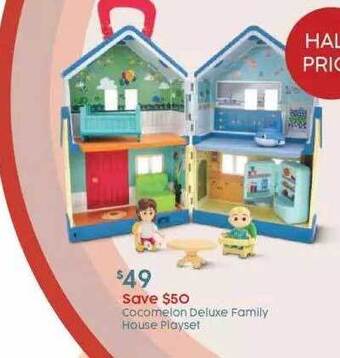 Cocomelon deluxe family house playset