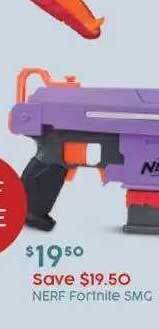 Target Nerf fortnite smg offer