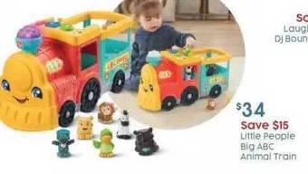 Target Little people big abc animal train offer