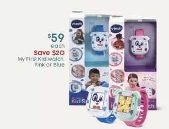 Target My first kidiwatch pink or blue offer