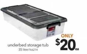Cheap as Chips Underbed storage tub offer