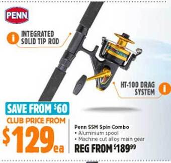 Anaconda Penn ssm spin combo offer