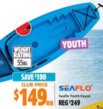 Anaconda Seaflo youth kayak offer