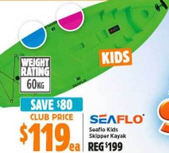 Anaconda Seaflo kids skipper kayak offer