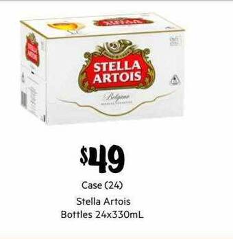 Stella artois bottles
