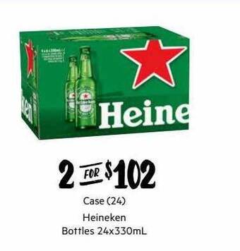 First Choice Liquor Heineken bottles offer