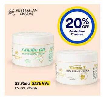 BIG W Australian creams offer