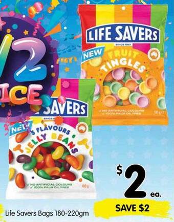 Spar Life savers bags offer