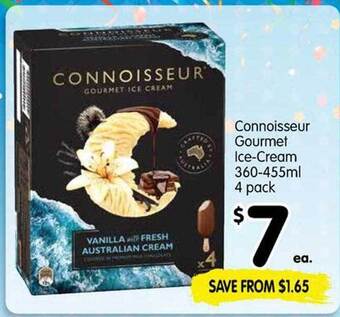 Spar Connoisseur gourmet ice-cream offer