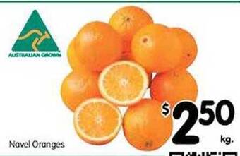 Spar Navel oranges offer