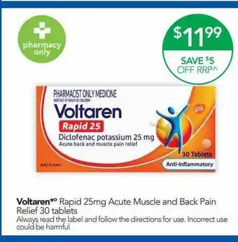 Terry White Voltaren offer