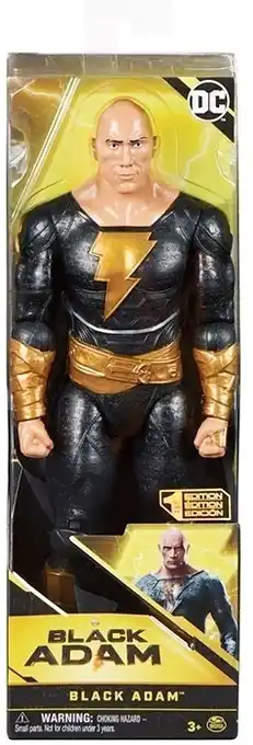 Myer Dc comics 12" black adam figure offer