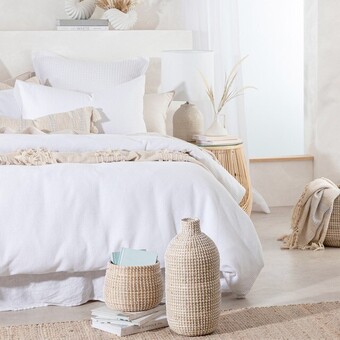 Pillow Talk Emerson quilt cover set by habitat offer